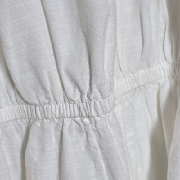 Knox Rose White Midi Dress Peasant-Style 
Boho Feminine Women's Size Medium - Picture 4 of 7